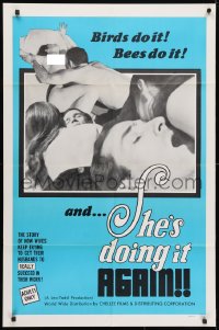 3t759 SHE'S DOING IT AGAIN 1sh 1969 how wives try to get their husbands to succeed at work!