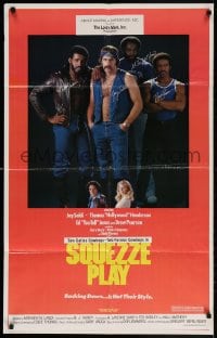 3t798 SQUEZZE PLAY 24x38 1sh 1979 Saldi, Too Tall Jones, backing down... is not their style!