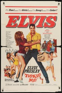 3t876 TICKLE ME 1sh 1965 Elvis Presley is fun, way out wild & wooly, spooky & full of joy and jive!