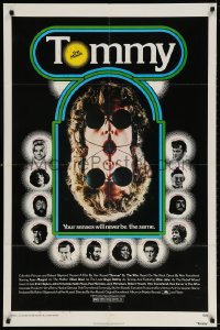 3t889 TOMMY 1sh 1975 The Who, Daltrey, mirror image, your senses will never be the same!