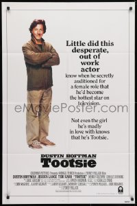 3t893 TOOTSIE int'l 1sh 1982 great solo full-length image of Dustin Hoffman, little did he know!