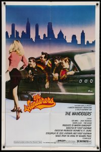 3t945 WANDERERS 1sh 1979 Ken Wahl in Kaufman's 1960s New York City teen gang cult classic!