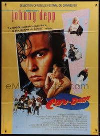 3w573 CRY-BABY French 1p 1990 directed by John Waters, Johnny Depp is a doll, Amy Locane