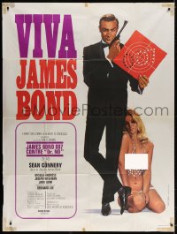 3w600 DR. NO French 1p R1970 Thos art of Sean Connery as James Bond & sexy blonde!