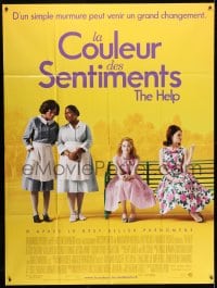 3w684 HELP French 1p 2011 Jessica Chastain, Viola Davis, Best Picture Academy Award nominee!