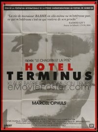 3w692 HOTEL TERMINUS French 1p 1988 Marcel Ophuls directs the life of Klaus Barbie!