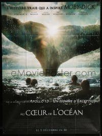 3w709 IN THE HEART OF THE SEA advance French 1p 2015 Ron Howard, the story that inspired Moby Dick!