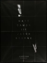 3w722 JASON BOURNE teaser French 1p 2016 super close-up image of Matt Damon in the title role!
