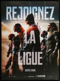 3w730 JUSTICE LEAGUE teaser French 1p 2017 Batman, Wonder Woman, Aquaman, Flash & Cyborg!