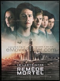 3w796 MAZE RUNNER: THE DEATH CURE French 1p 2018 cool cast portrait, every maze has an end!