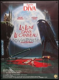 3w810 MOON IN THE GUTTER French 1p 1983 Beineix's La Lune dans le Caniveau, cool Peyrolle art!
