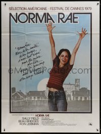 3w830 NORMA RAE French 1p 1979 Martin Ritt, Sally Field, the story of a woman with courage!