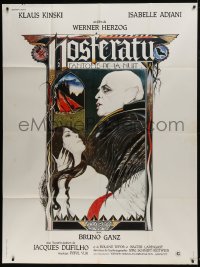 3w832 NOSFERATU THE VAMPYRE French 1p 1979 Klaus Kinski, Werner Herzog, Palladini vampire art!