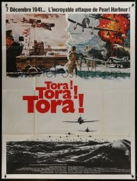 3w949 TORA TORA TORA French 1p 1970 Rene Ferracci & Bob McCall art of the attack on Pearl Harbor!