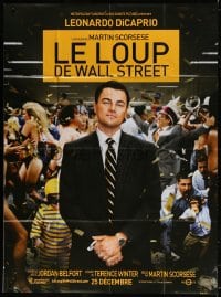 3w984 WOLF OF WALL STREET teaser French 1p 2013 Martin Scorsese directed, Leonardo DiCaprio!