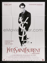 3w997 YVES SAINT LAURENT French 1p 2014 cool image of Pierre Niney in the title role!