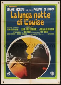 3w254 DEAR LOUISE Italian 1p 1973 Philippe de Broca's Chere Louise, close up of Jeanne Moreau!