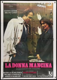 3w326 LEFT-HANDED WOMAN Italian 1p 1981 Peter Handke's Die Linkshandige Frau, Edith Clever, Ganz!