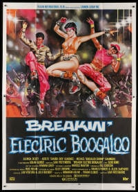 3w103 BREAKIN' 2 Italian 2p 1985 Shabba-doo, Boogaloo Shrimp, Electric Boogaloo is Breakdance II!
