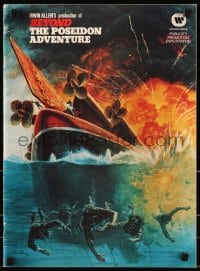 3w017 BEYOND THE POSEIDON ADVENTURE pressbook 1979 Irwin Allen directed, Mort Kunstler art!