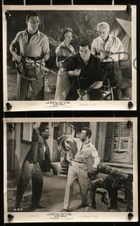 3x516 BEYOND MOMBASA 8 8x10 stills 1957 Cornel Wilde & Donna Reed in the African jungle!