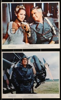 3x031 BLUE MAX 8 color 8x10 stills 1966 WWI fighter pilot airplane dog fighting images!