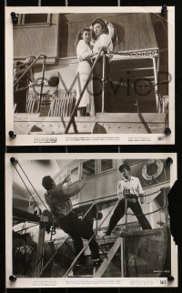 3x584 CAPTAIN CHINA 7 8x10 stills 1950 great images of John Payne & Gail Russell!