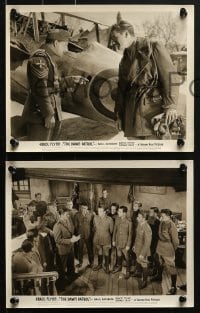 3x715 DAWN PATROL 5 from 8x10 to 8x10.25 stills 1938 great images of Errol Flynn, Basil Rathbone!