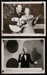 3x721 EDDY ARNOLD 5 from 7x9 to 8x10 stills 1940s-1970s the country music singer playing guitar in some!