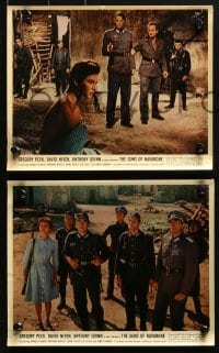 3x015 GUNS OF NAVARONE 10 color 8x10 stills 1961 Gregory Peck, David Niven, Anthony Quinn, classic!