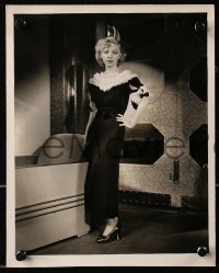 3x956 ISABEL JEWELL 2 deluxe 8x10 stills 1930s cool full-length portraits of the pretty star!