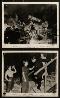 3x420 JUVENILE JUNGLE 11 8x10 stills 1958 a girl delinquent & a jet propelled gang out for kicks!