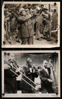 3x668 LOUIS ARMSTRONG 6 from 7x9 to 8x10 stills 1930s-1960s great images of the legendary star!