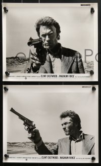 3x164 MAGNUM FORCE 38 8x10 stills 1973 Clint Eastwood as Dirty Harry, top cast, MANY images!