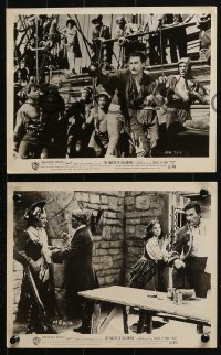 3x888 MASTER OF BALLANTRAE 3 8x10 stills 1953 swashbuckler Errol Flynn, Robert Louis Stevenson!