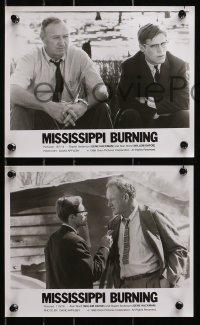 3x823 MISSISSIPPI BURNING 4 8x10 stills 1988 great images of Gene Hackman & Willem Dafoe!