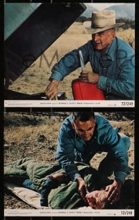 3x121 RAGE 4 8x10 mini LCs 1972 great images of George C. Scott who is on a rampage for good reason!