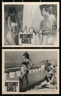 3x678 RESORT GIRLS 6 Canadian 8x10 stills 1973 Sybil Danning, Astrid Frank, sexy women!