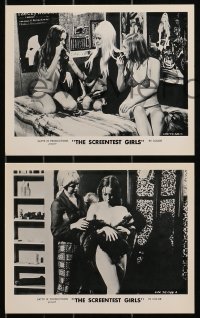 3x839 SCREENTEST GIRLS 4 Canadian 8x10 stills 1969 Spencer directed, gorilla & sexy lesbians!