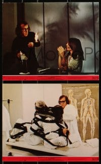 3x137 SLEEPER 3 8x10 mini LCs 1974 cool wacky sci-fi images of time traveler Woody Allen!