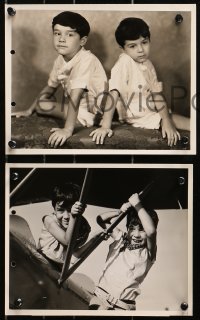 3x905 SYDNEY CHAPLIN/CHARLES CHAPLIN JR. 3 deluxe 8x10 stills 1930s the young Fox Film Players!