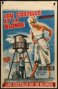 3y280 30 FOOT BRIDE OF CANDY ROCK Belgian 1959 great art of Costello & giant Dorothy Provine!