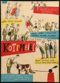 3y151 KOTRMELEC Czech 11x16 1961 Rudolf Deyl, Ladislav Trojan, Adolf Born artwork!