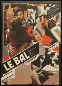 3y258 LE BAL East German 16x23 1985 completely different top cast images!