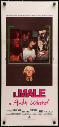 3y880 ANDY WARHOL'S BAD Italian locandina 1977 Carroll Baker & King, sexploitation comedy!