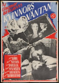 3y035 SECRETS OF WOMEN Swedish R1954 Ingmar Bergman, Eva Dahlbeck, love affairs of three women!