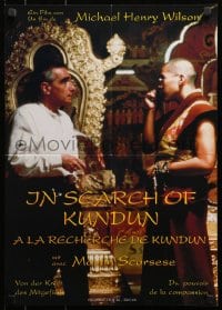 3y045 IN SEARCH OF KUNDUN Swiss 1998 cool image of Martin Scorsese & Dalai Lama!