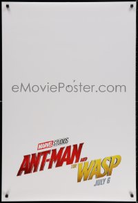 3z517 ANT-MAN & THE WASP teaser DS 1sh 2018 Marvel, Paul Rudd and Evangline Lilly in title roles!
