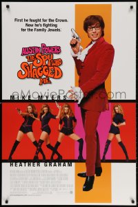 3z524 AUSTIN POWERS: THE SPY WHO SHAGGED ME DS 1sh 1999 Mike Myers, super sexy Heather Graham!