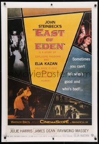 3z236 EAST OF EDEN 26x38 German commercial poster 1990s first James Dean, John Steinbeck, Elia Kazan!